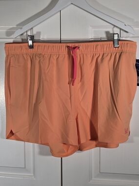 NWT Huk Women’s Pursuit Volley Shorts XXL Coral Peach Fishing Swim UPF 30+